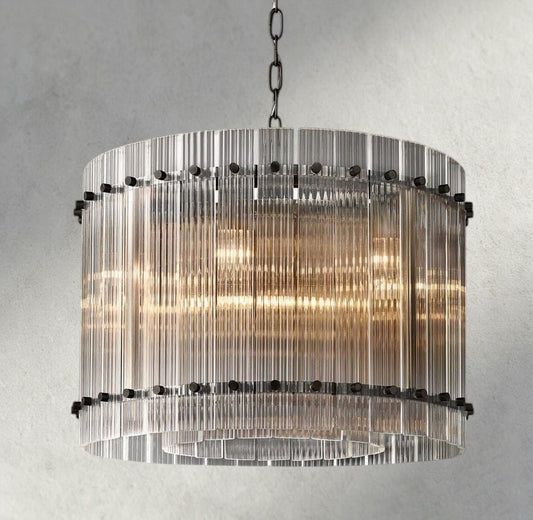 Sun Merca Round Chandelier 22", 37", 48", 60" - GILDLAMPS