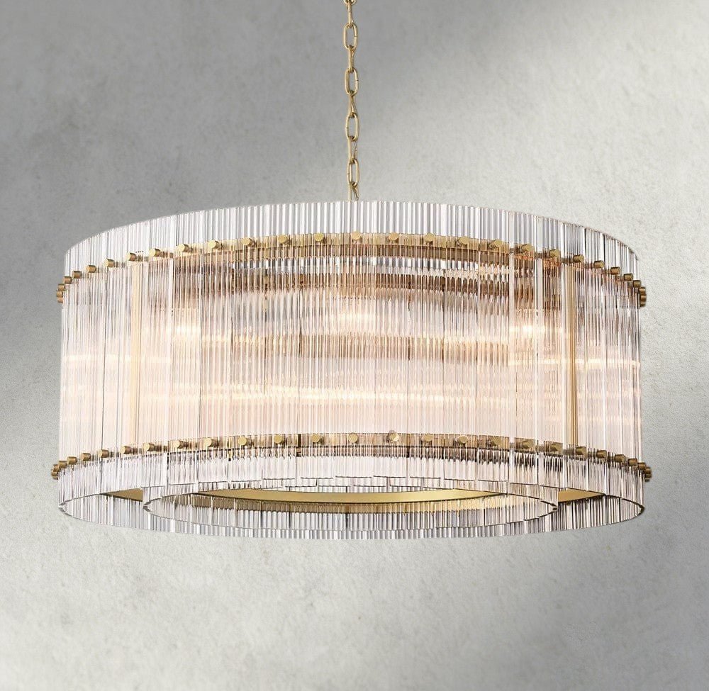 Sun Merca Round Chandelier 22", 37", 48", 60" - GILDLAMPS