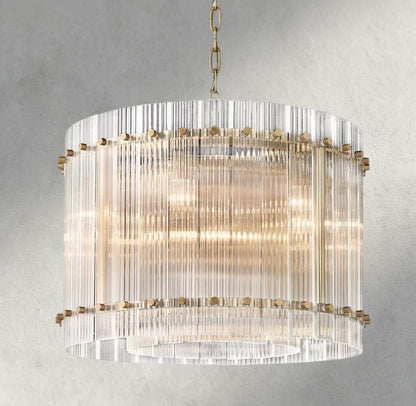 Sun Merca Round Chandelier 22", 37", 48", 60" - GILDLAMPS