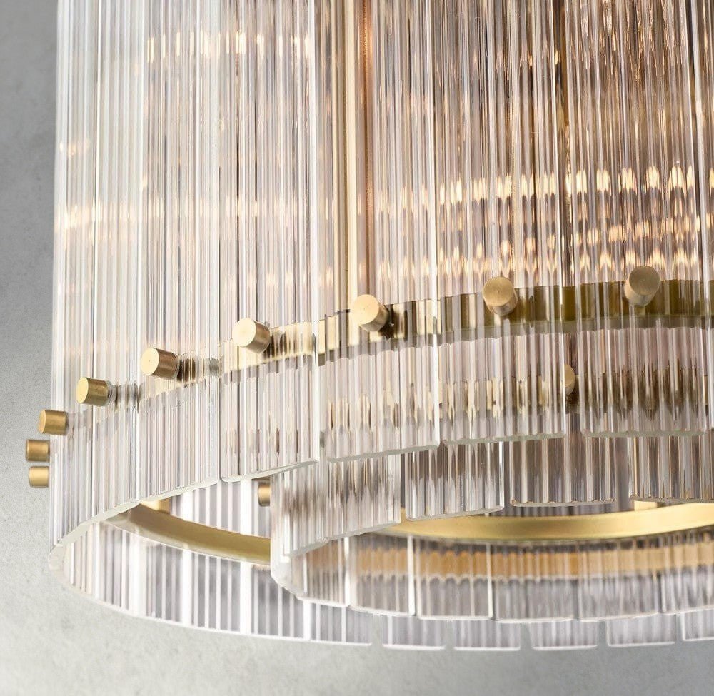 Sun Merca Round Chandelier 22", 37", 48", 60" - GILDLAMPS
