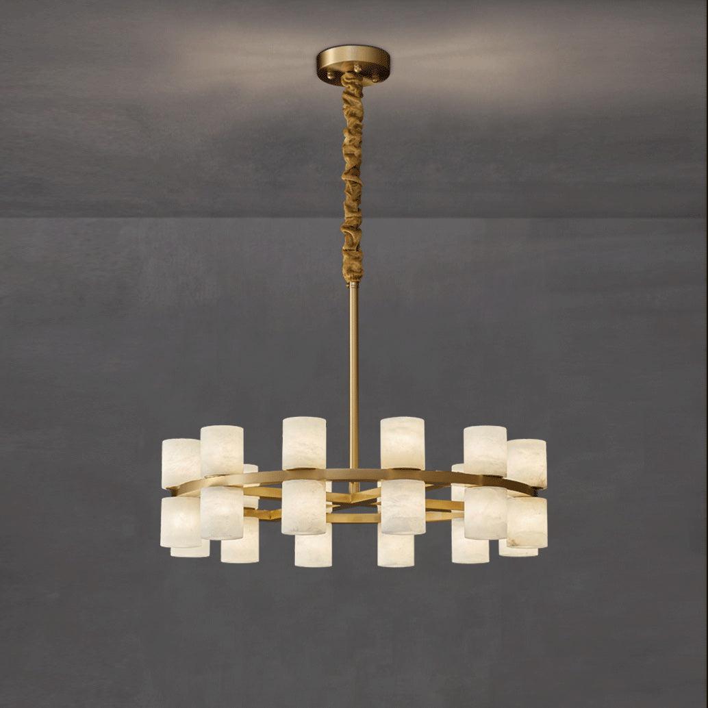 Tabitha Alabaster Chandelier - GILDLAMPS
