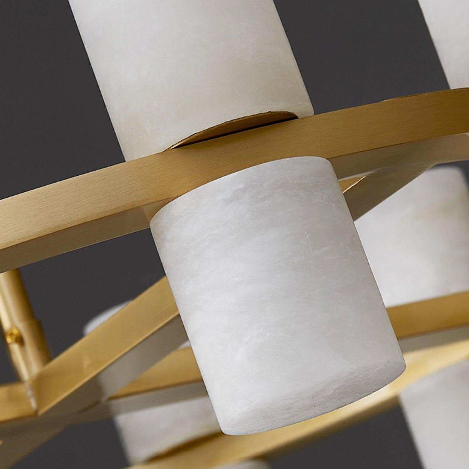 Tabitha Alabaster Chandelier - GILDLAMPS