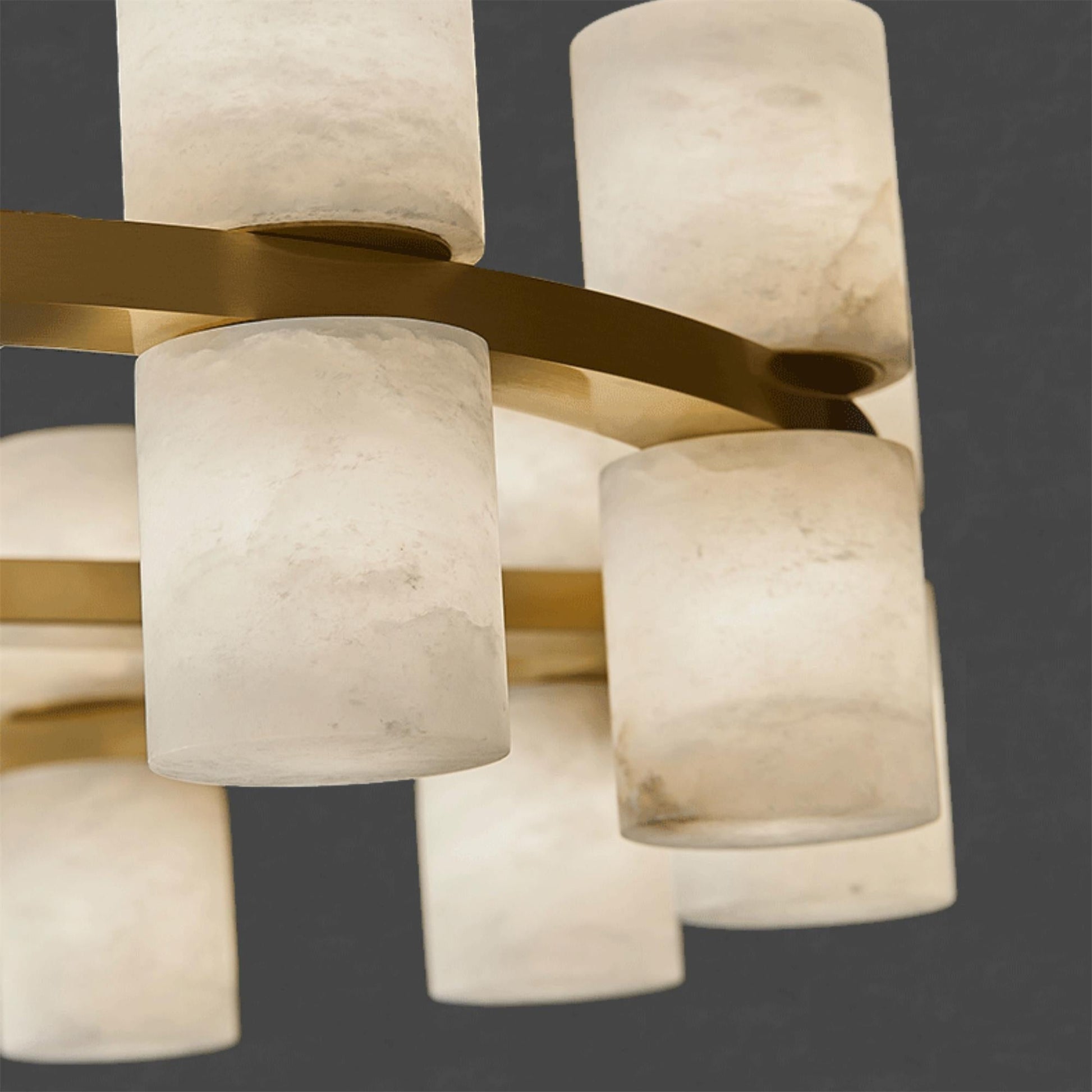Tabitha Alabaster Chandelier - GILDLAMPS