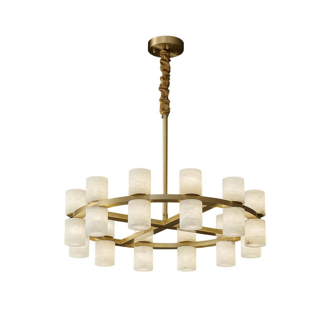 Tabitha Alabaster Chandelier - GILDLAMPS