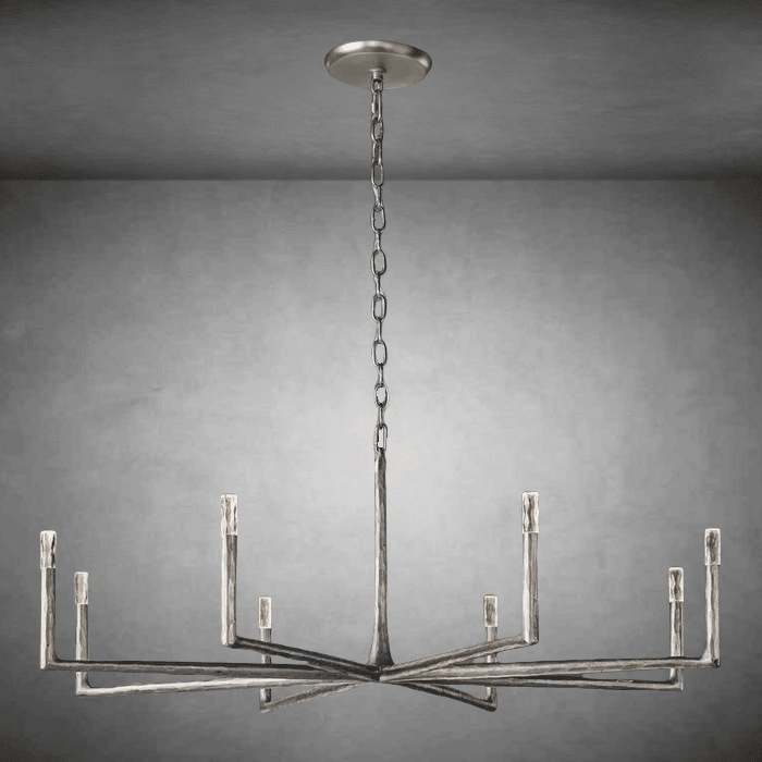 Thaddeas Forged Round Chandelier 36" 48” 60” 72” - GILDLAMPS