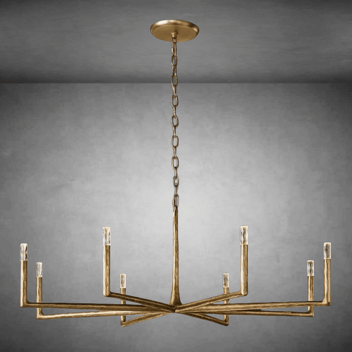 Thaddeas Forged Round Chandelier 36" 48” 60” 72” - GILDLAMPS