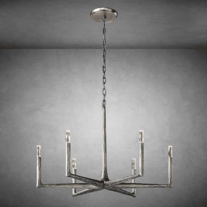 Thaddeas Forged Round Chandelier 36" 48” 60” 72” - GILDLAMPS