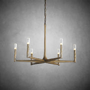 Thaddeas Forged Round Chandelier 36" 48” 60” 72” - GILDLAMPS