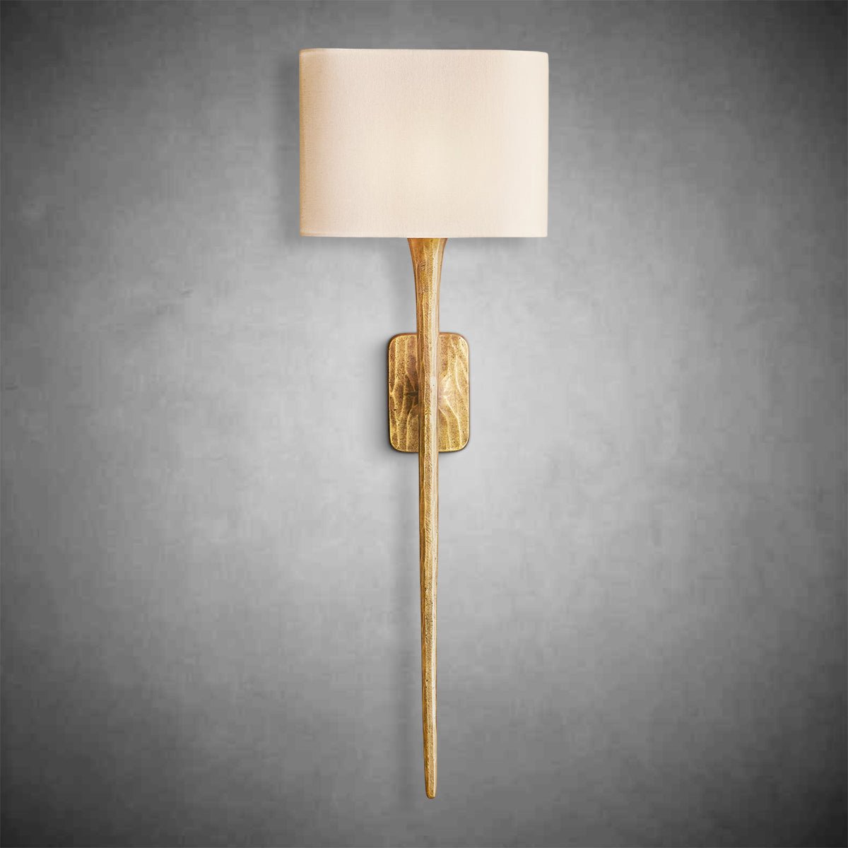 Thaddeas Grand Shaded Wall Sconce - GILDLAMPS