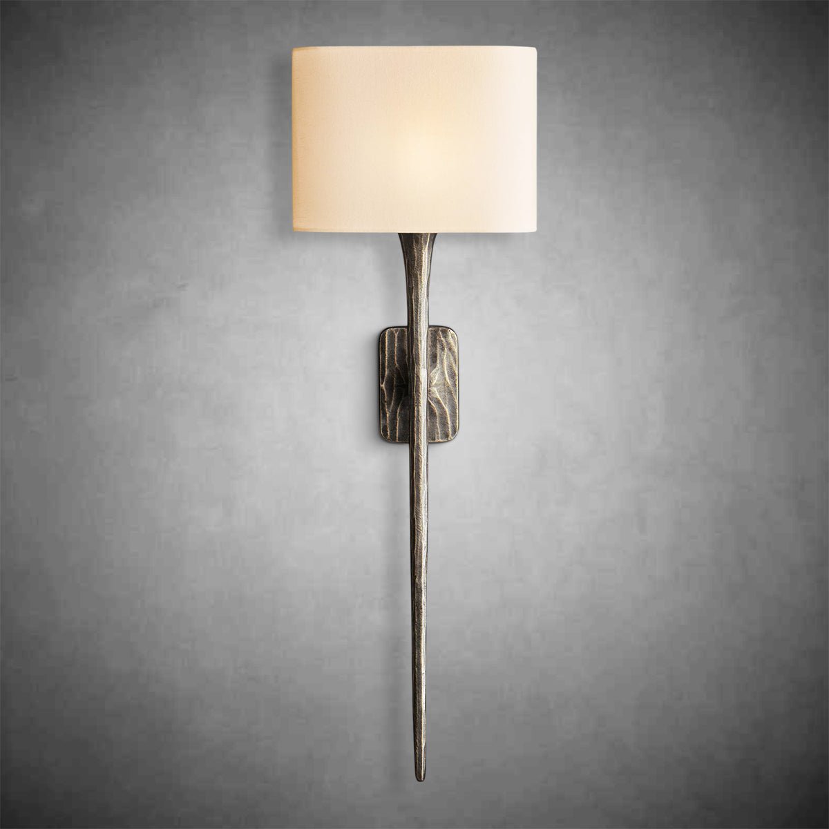 Thaddeas Grand Shaded Wall Sconce - GILDLAMPS