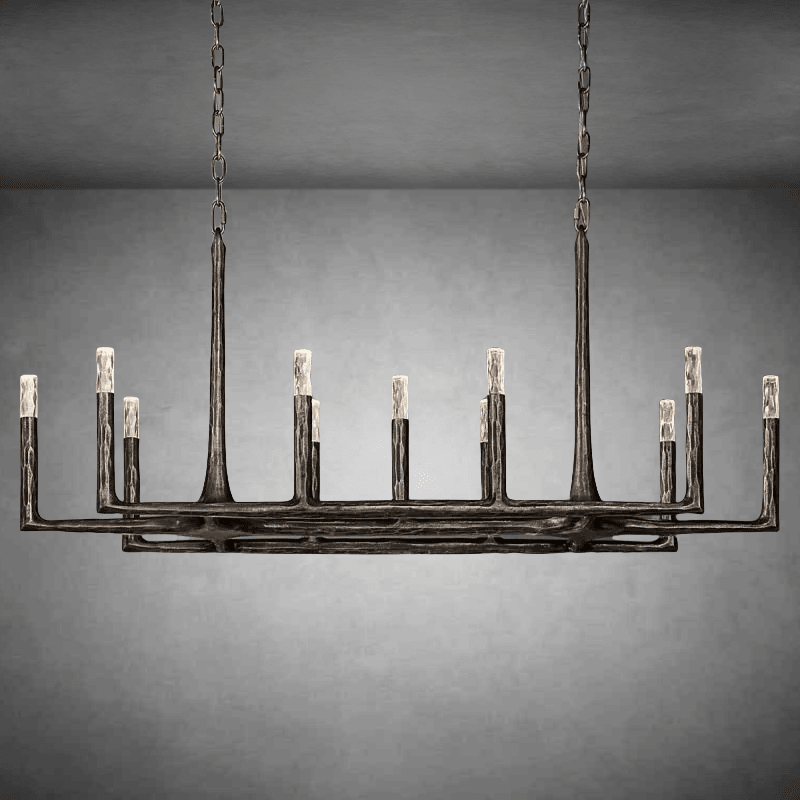 Thaddeas Linear Chandelier 54" 72" 96" - GILDLAMPS