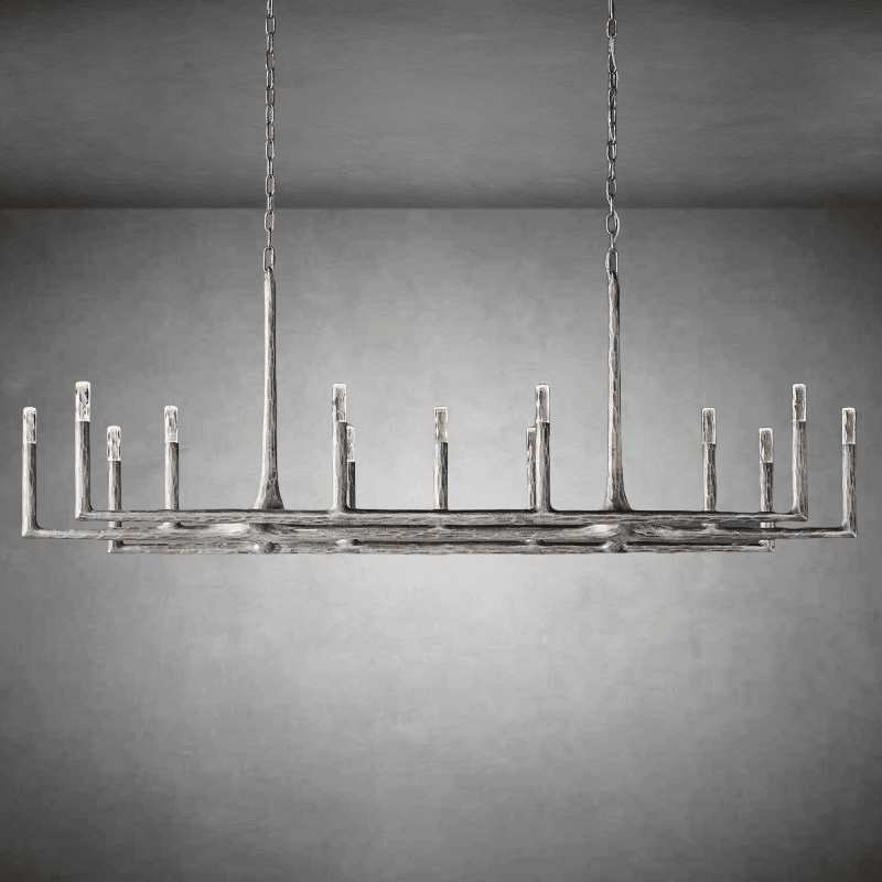 Thaddeas Linear Chandelier 54" 72" 96" - GILDLAMPS
