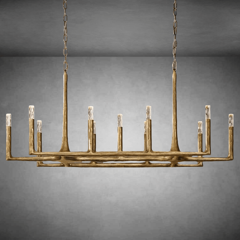 Thaddeas Linear Chandelier 54" 72" 96" - GILDLAMPS