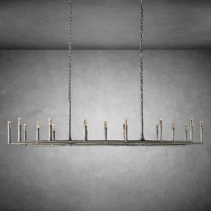 Thaddeas Linear Chandelier 54" 72" 96" - GILDLAMPS