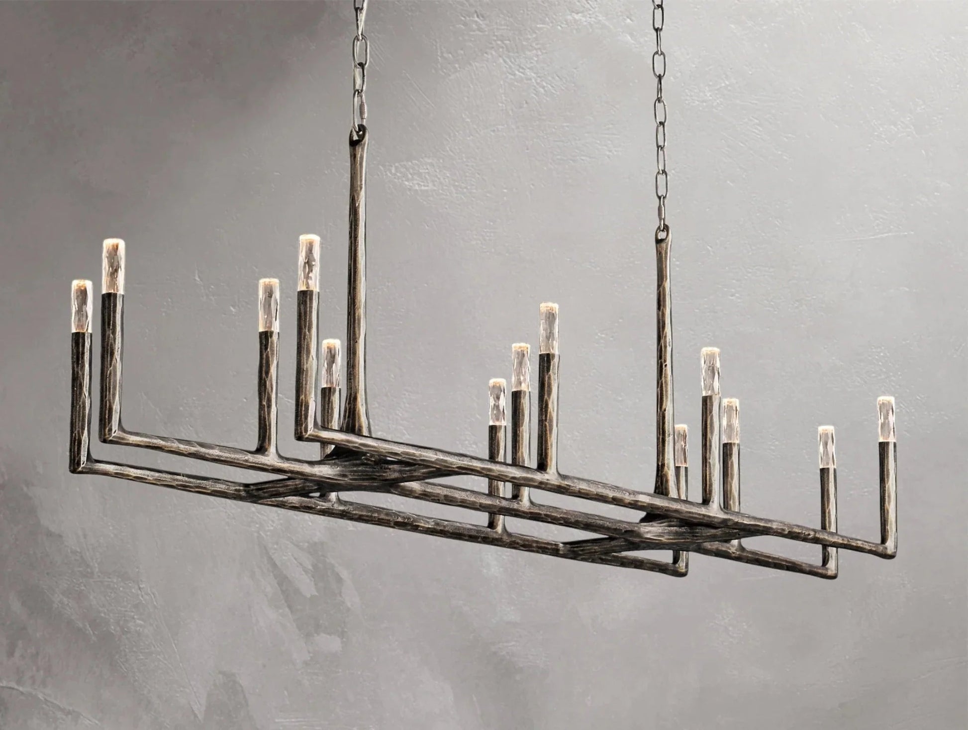 Thadria Linear Chandelier - GILDLAMPS