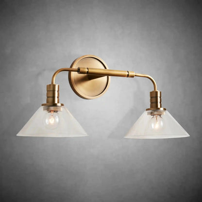 Theron Double Wall Sconce for Bedroom Hallway - GILDLAMPS