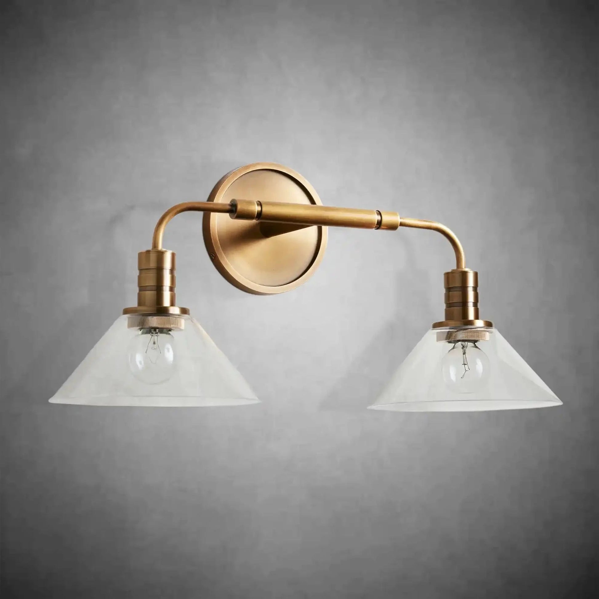 Theron Double Wall Sconce for Bedroom Hallway - GILDLAMPS