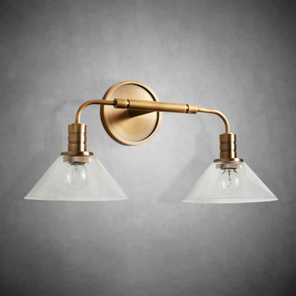 Theron Double Wall Sconce for Bedroom Hallway - GILDLAMPS