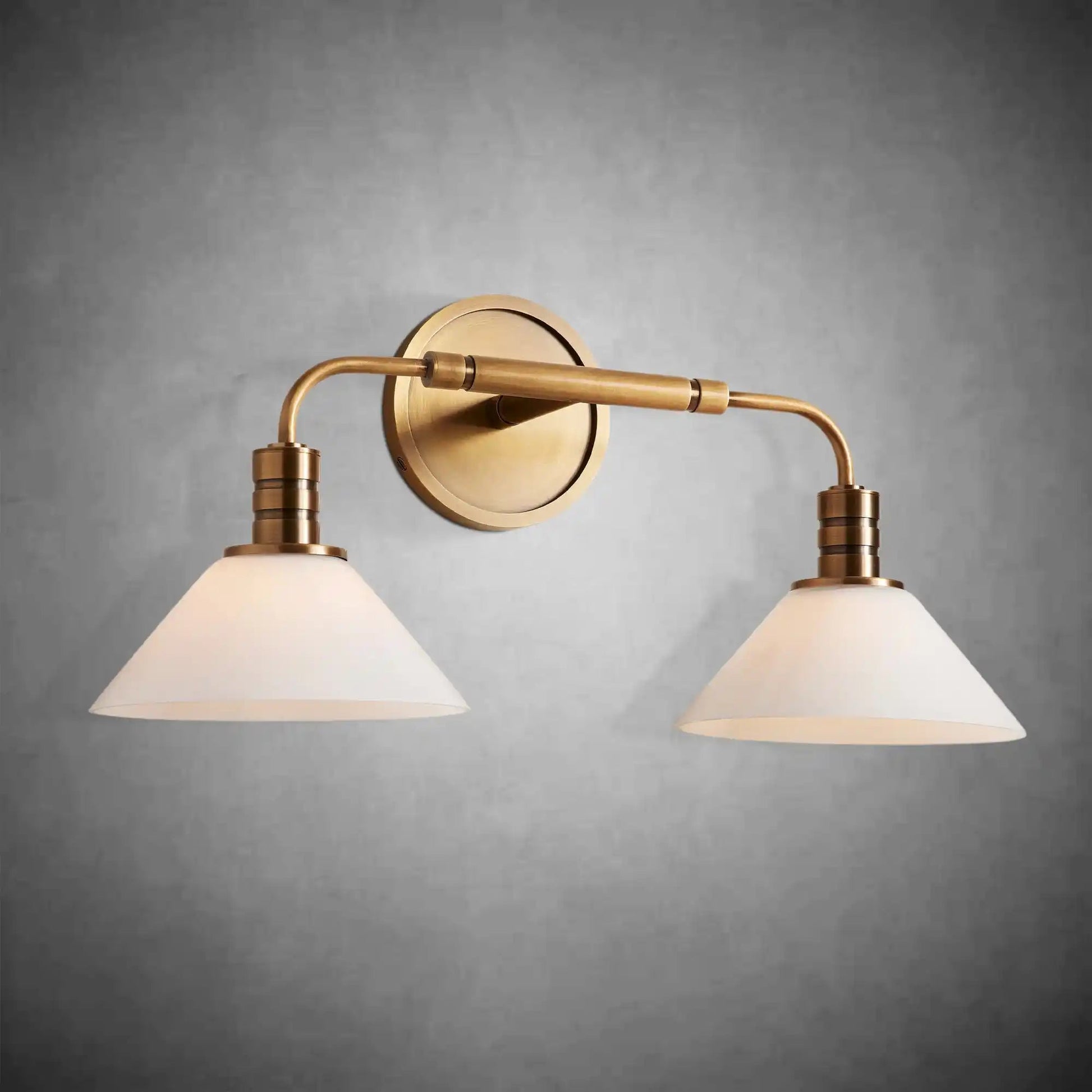 Theron Double Wall Sconce for Bedroom Hallway - GILDLAMPS