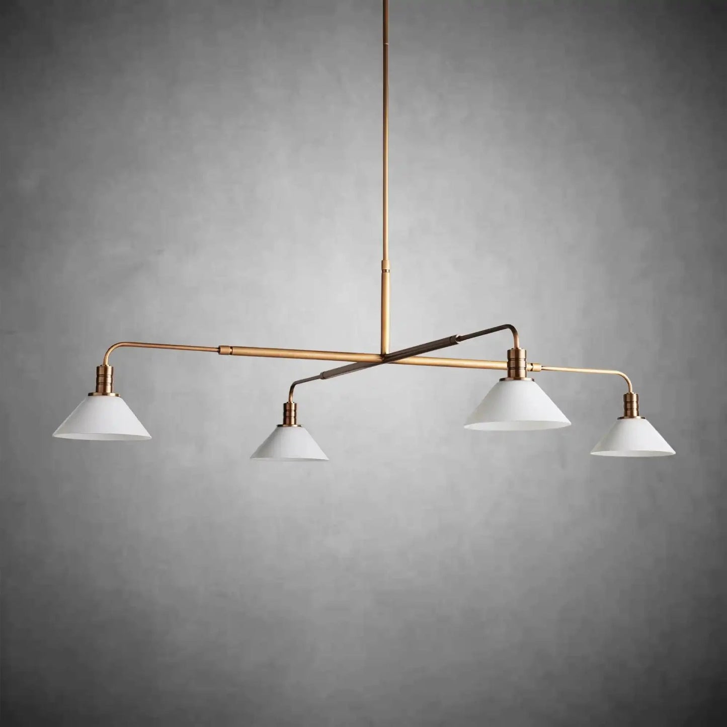 Theron Glass Round Chandelier 30'' 52'' - GILDLAMPS