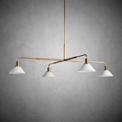 Theron Glass Round Chandelier 30'' 52'' - GILDLAMPS