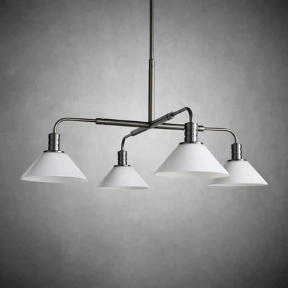 Theron Glass Round Chandelier 30'' 52'' - GILDLAMPS
