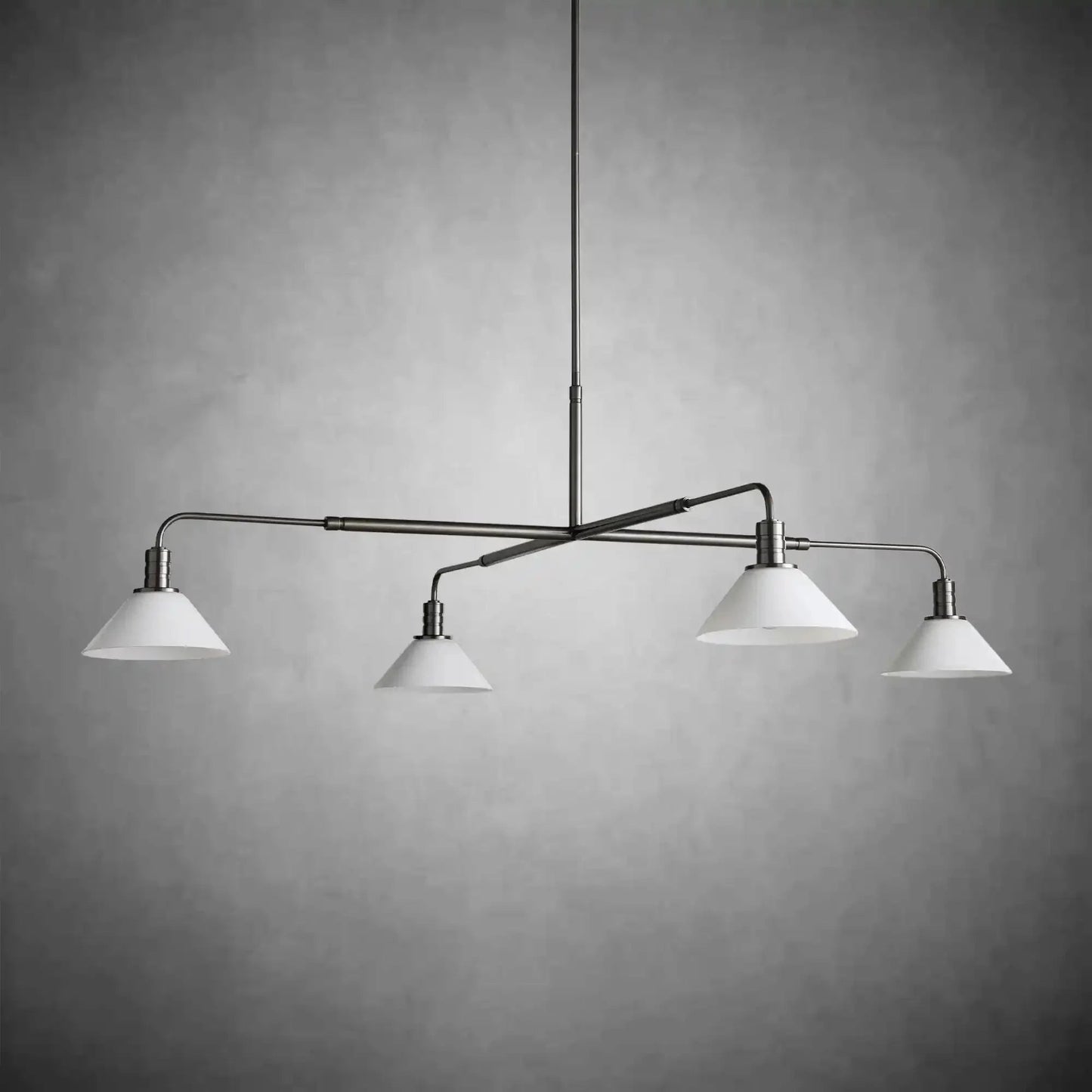 Theron Glass Round Chandelier 30'' 52'' - GILDLAMPS
