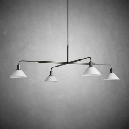 Theron Glass Round Chandelier 30'' 52'' - GILDLAMPS