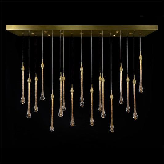 Thirty - Light Crystal Drop Chandelier - GILDLAMPS