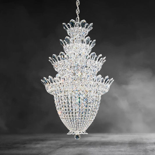 Trillane 4 - layer Crystal Chandelier 24 inch - GILDLAMPS