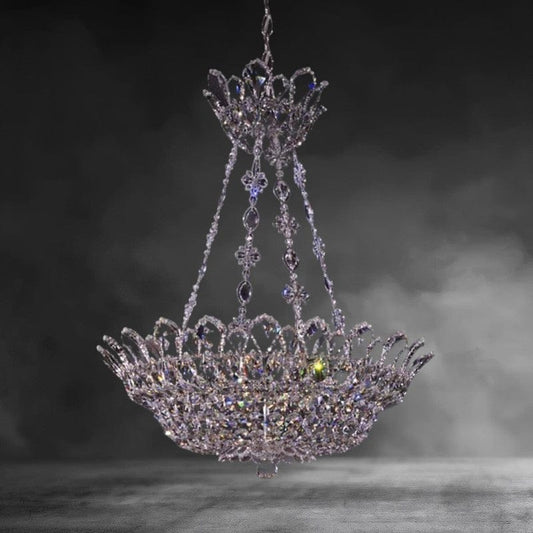 Trilliane Inverted umbrella crystal Chandelier 24 inch - GILDLAMPS