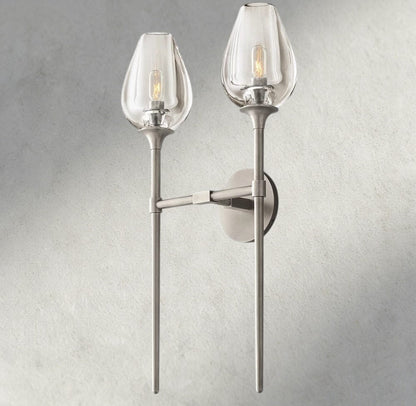 TULIP DOUBLE SCONCE - GILDLAMPS