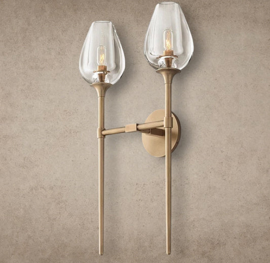 Tulip - Double - Sconce - GILDLAMPS