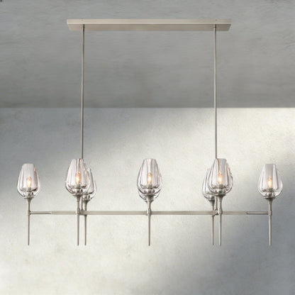 Tulip Linear Chandelier 52", 65" - GILDLAMPS