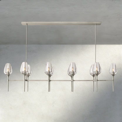 Tulip Linear Chandelier 52", 65" - GILDLAMPS