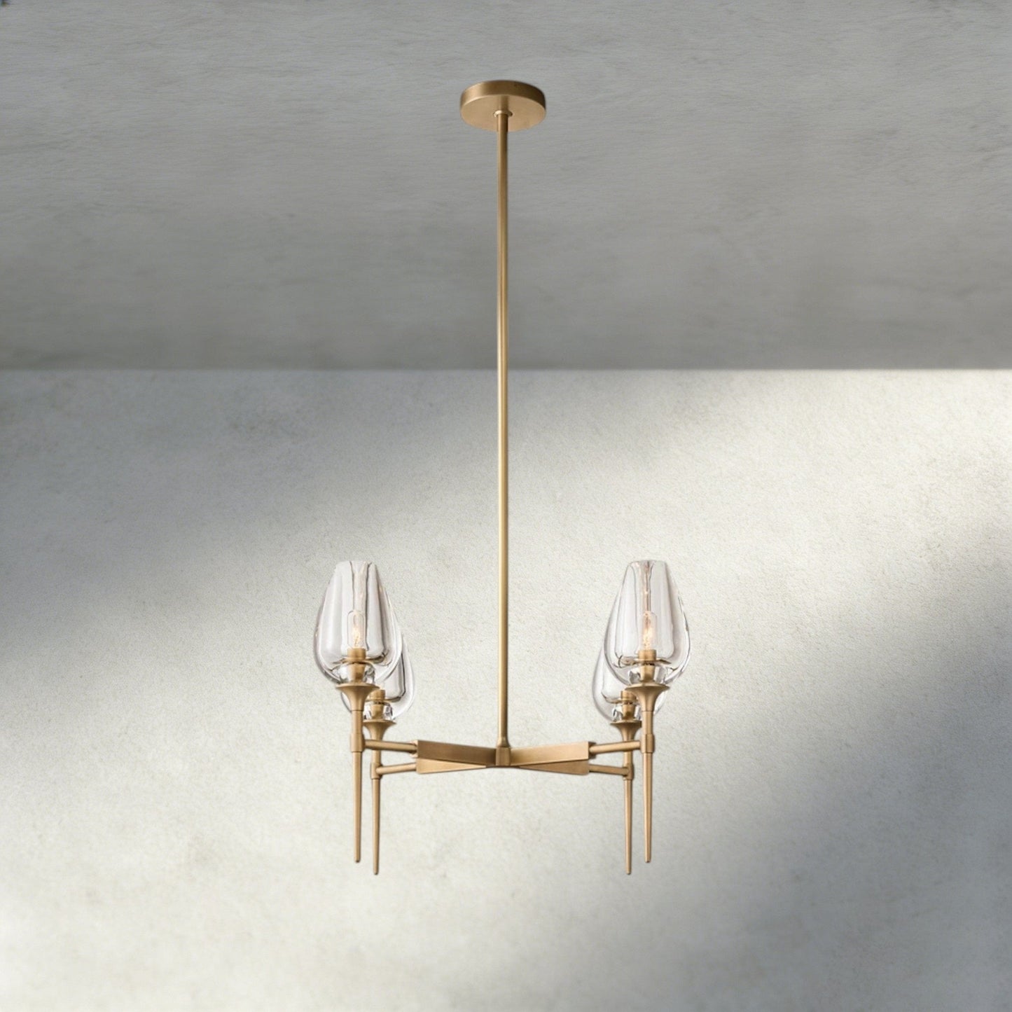 TULIP ROUND CHANDELIER 27", 42", 54" - GILDLAMPS