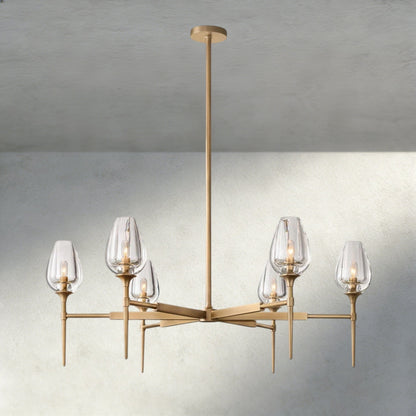 TULIP ROUND CHANDELIER 27", 42", 54" - GILDLAMPS