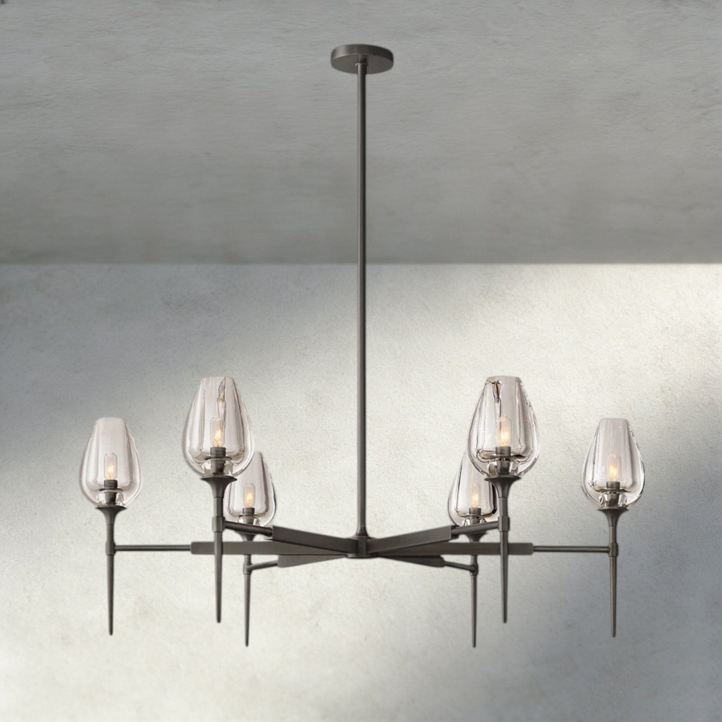 TULIP ROUND CHANDELIER 27", 42", 54" - GILDLAMPS