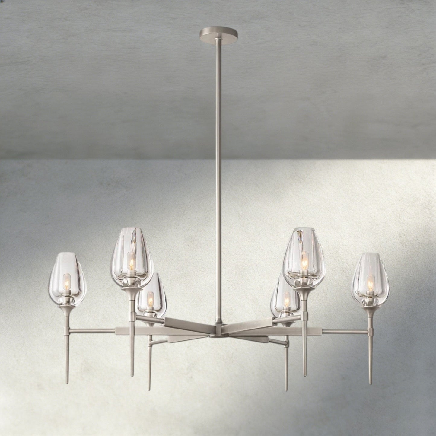 TULIP ROUND CHANDELIER 27", 42", 54" - GILDLAMPS