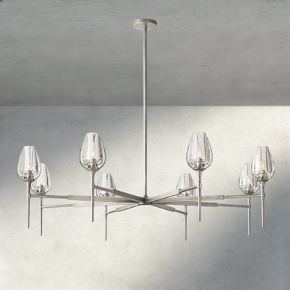 TULIP ROUND CHANDELIER 27", 42", 54" - GILDLAMPS