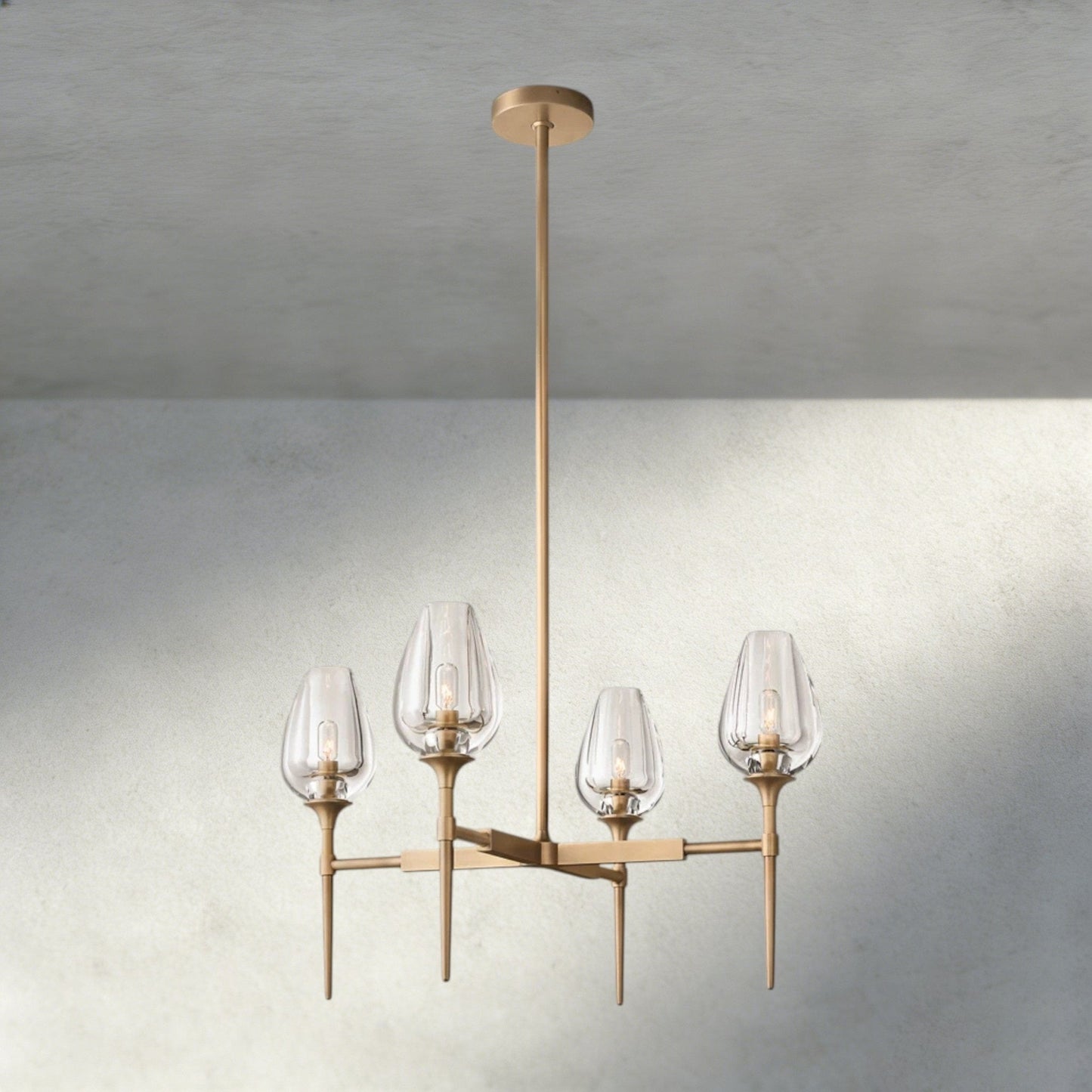 TULIP ROUND CHANDELIER 27", 42", 54" - GILDLAMPS