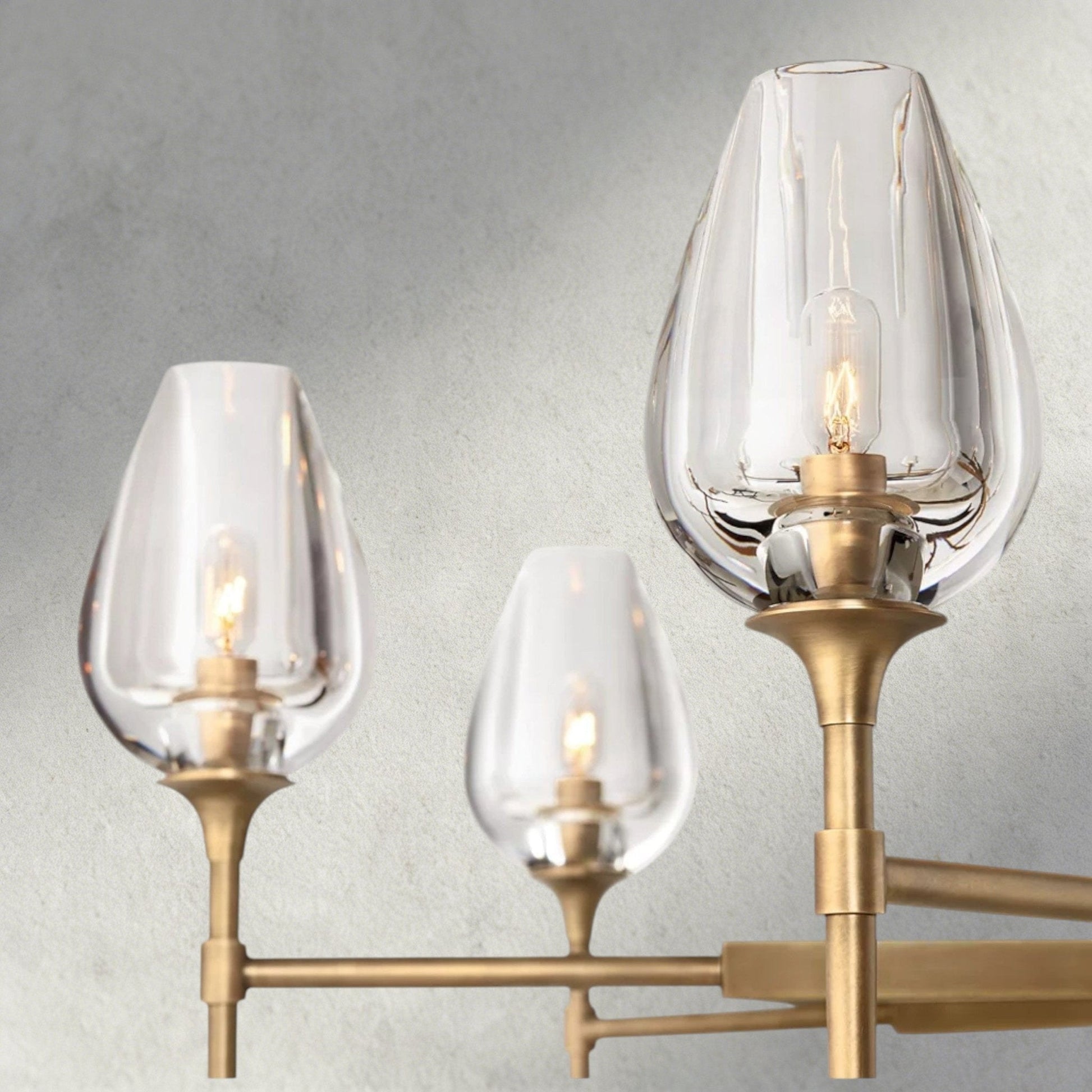 TULIP ROUND CHANDELIER 27", 42", 54" - GILDLAMPS