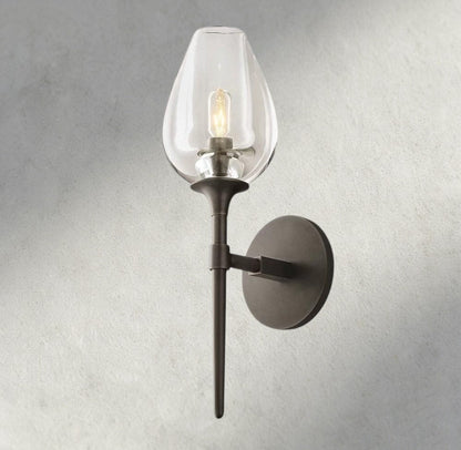 TULIP SINGLE SCONCE - GILDLAMPS