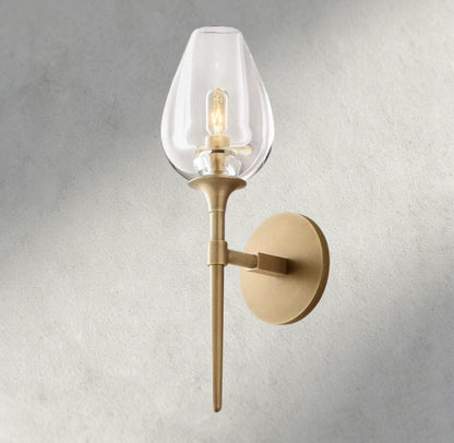 TULIP SINGLE SCONCE - GILDLAMPS