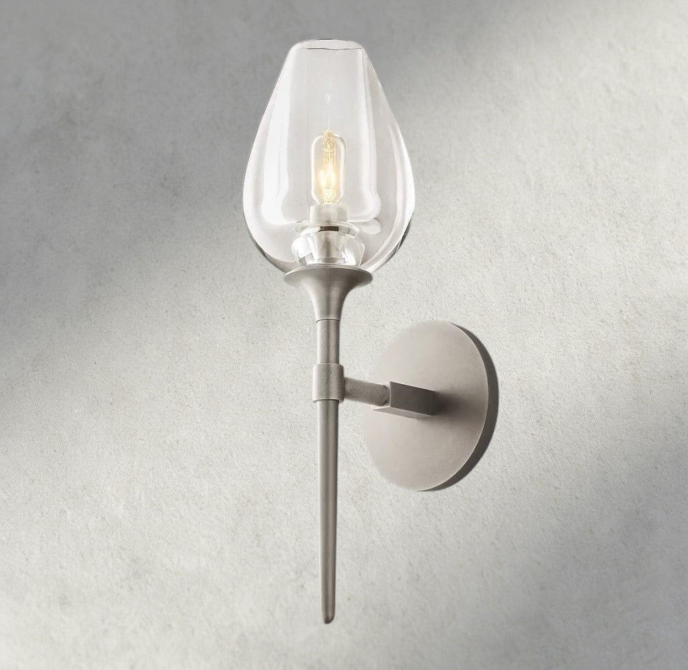 TULIP SINGLE SCONCE - GILDLAMPS