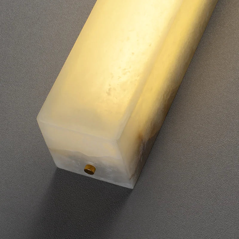 Vectis Alabaster Wall Sconce - GILDLAMPS