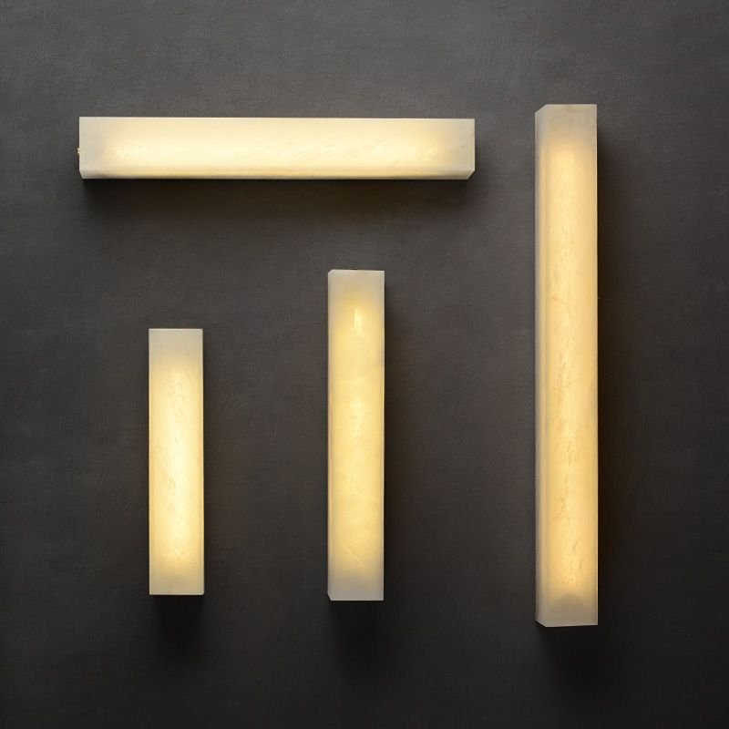 Vectis Alabaster Wall Sconce - GILDLAMPS