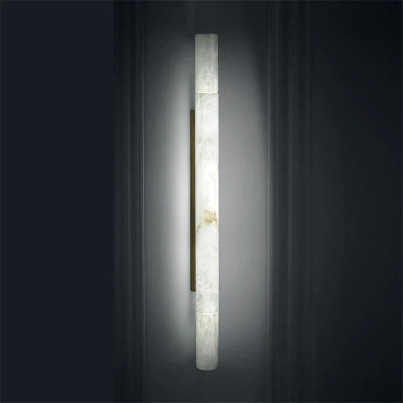 Venus Modern Linear Alabaster Wall Sconce 3"4.7" - GILDLAMPS