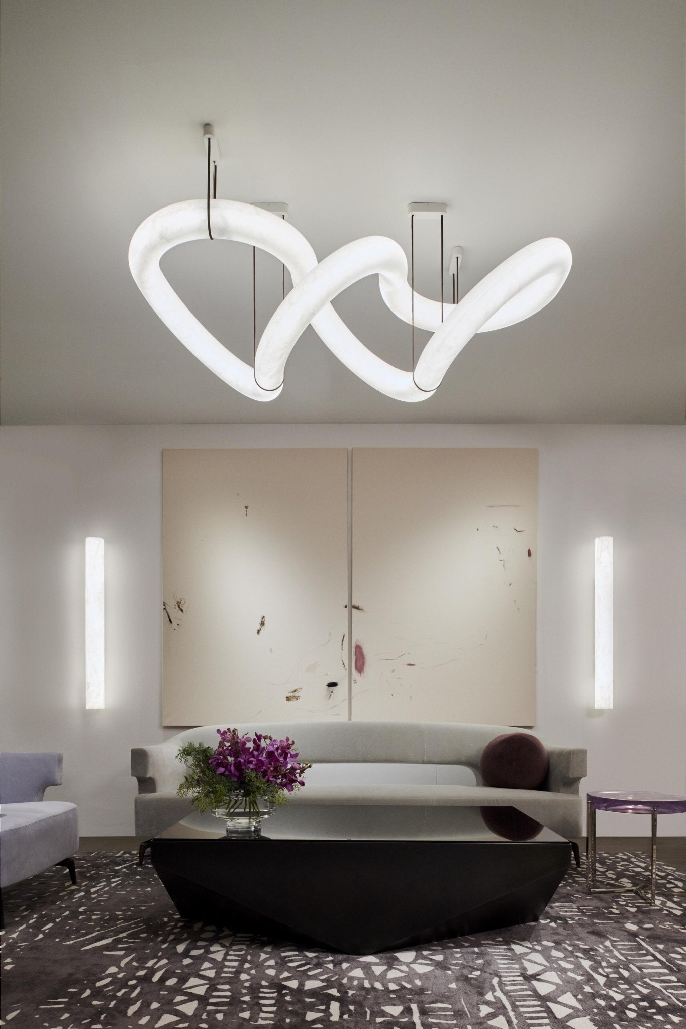 Venus Modern Linear Alabaster Wall Sconce 3"4.7" - GILDLAMPS
