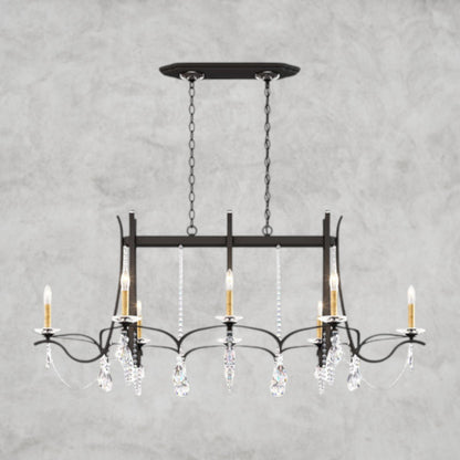 Vesca Long Chandelier 58 inch